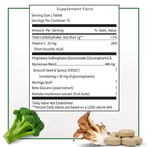 Avmacol Extra Strength Sulforaphane with Moringa 75 Tabs