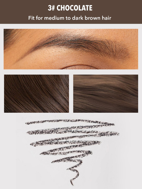 Brow Goals 3-In-1 Eyebrow Pencil-Chocolate