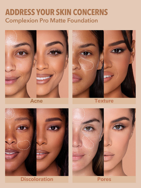Complexion Pro Long Lasting Breathable Matte Foundation-Chantilly
