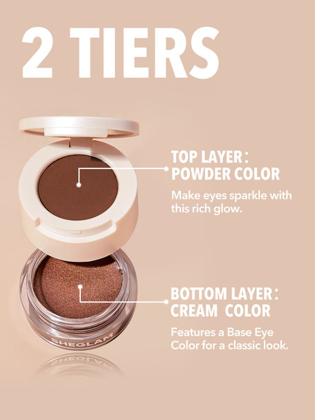 Dynamic Duo Stack eyeshadow-Hot Mocha