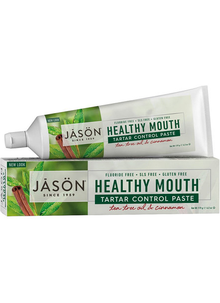 Jason Natural Healthy Mouth Tartar Control Fluoride Free Toothpaste