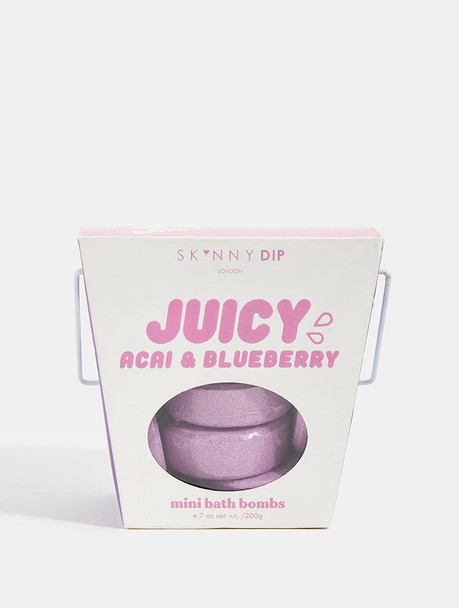Juicy Acai and Blueberry Mini Bath Bombs