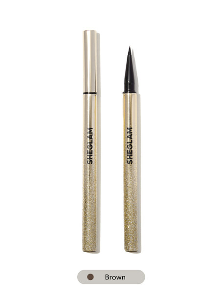 Line & Define Waterproof Liquid Eyeliner - Brown