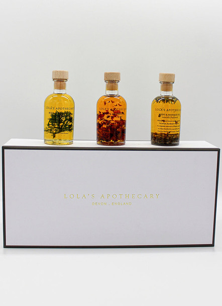 Lola's Apothecary Body & Massage Oil Aromatherapy Trio