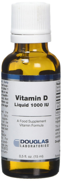 Douglas Laboratories Vitamin D 1000 IU Liquid Supplement