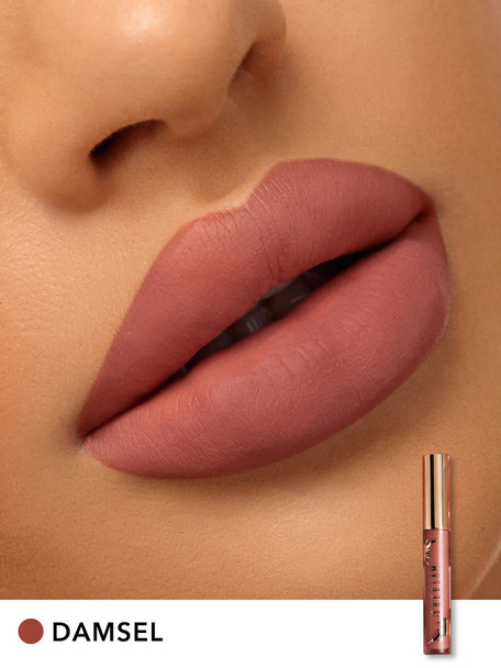 Matte Allure Liquid Lipstick - Damsel