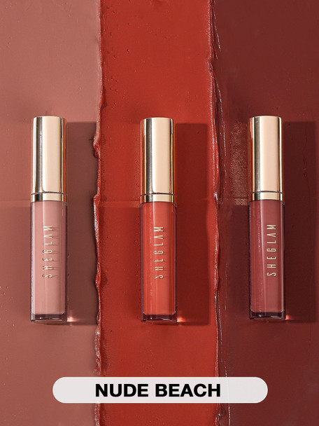 Matte Allure Mini Liquid Lipstick Set-Nude Beach