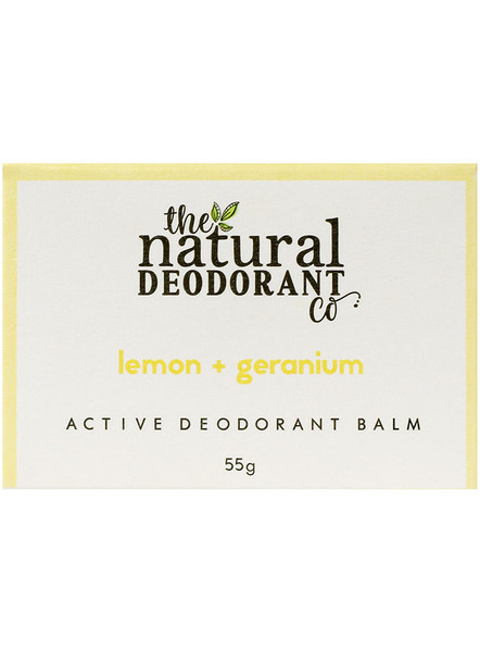 Natural Deodorant Co Active Deodorant Balm Lemon Geranium