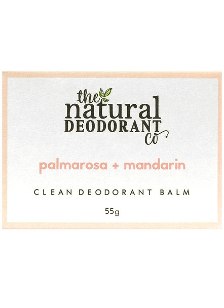 Natural Deodorant Co Clean Deodorant Balm Palmarosa Mandarin