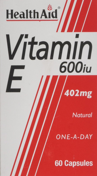 HealthAid Vitamin E 600iu - 60 Capsules