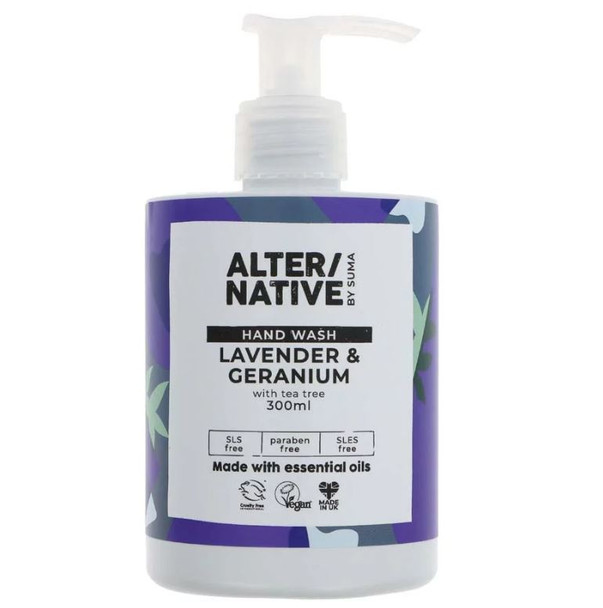 Alter/Native By Suma Hand Wash Lav & Geranium 300Ml (Pack Of 6)