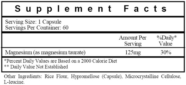 Ecological Formulas/Cardiovascular Research Magnesium Taurate