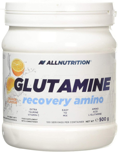 Allnutrition Glutamine Recovery Amino, Orange - 500g