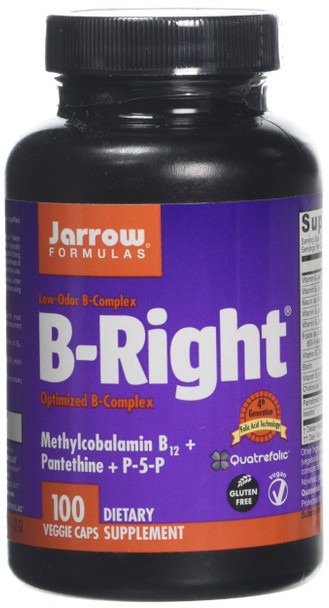 Jarrow Formulas B-Right - 100 Vcaps, 100 Capsules