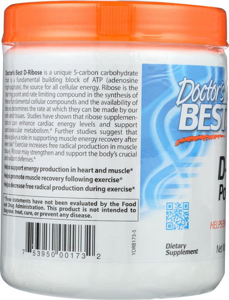 Doctor's Best D-Ribose, Powder - 250g
