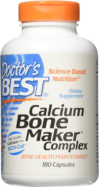 Doctor's Best Calcium Bone Maker Complex with MCHCal - 180 caps