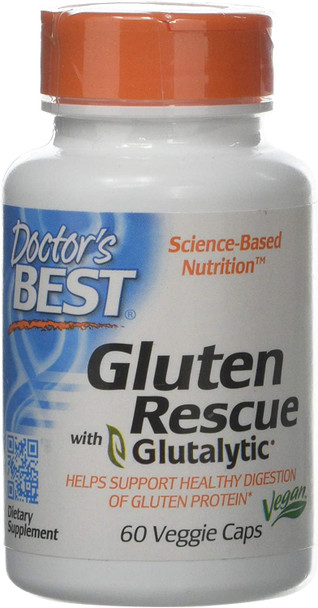 Doctor's Best Gluten Rescue with Glutalytic - 60 vcaps