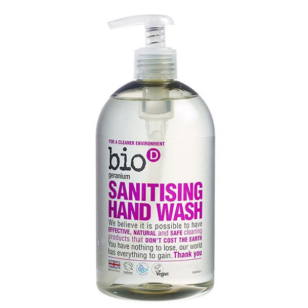 Bio D Plum & Mulberry Sanitising Hand Wash 500ml (Pack of 6)