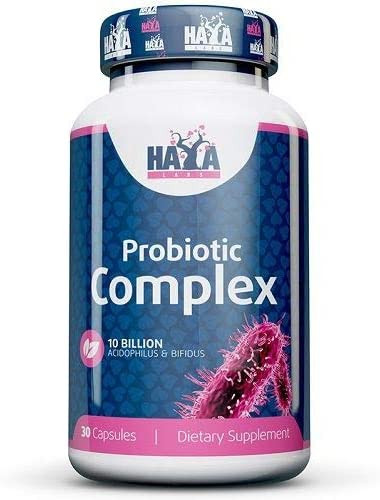 Haya Labs Probiotic Complex - 10 Billion Acidophilus & Bifidus - 30 caps