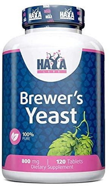 Haya Labs Brewer's Yeast, 800mg - 120 tablets