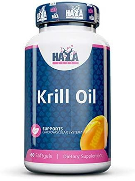 Haya Labs Krill Oil, 500mg - 60 softgels