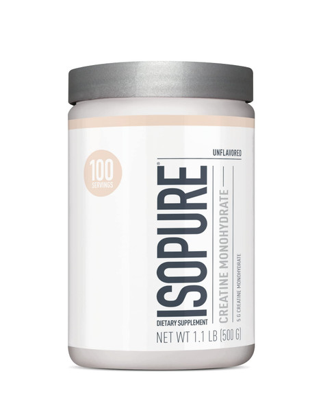 Isopure Unflavored Creatine Monohydrate Powder 500g