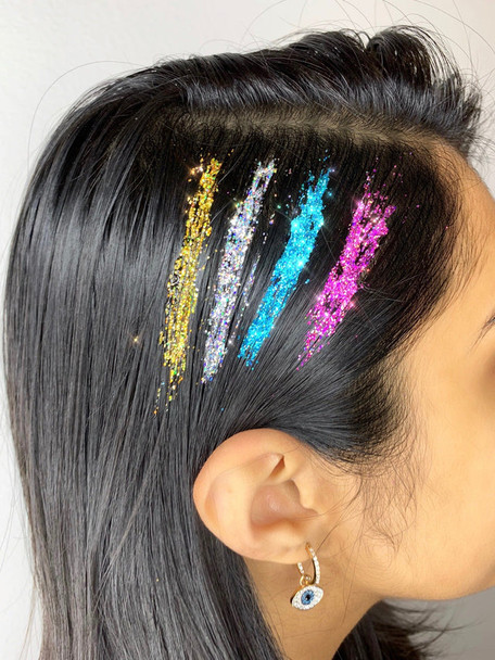EXTRAAA Hair Glitter Gel - Silver