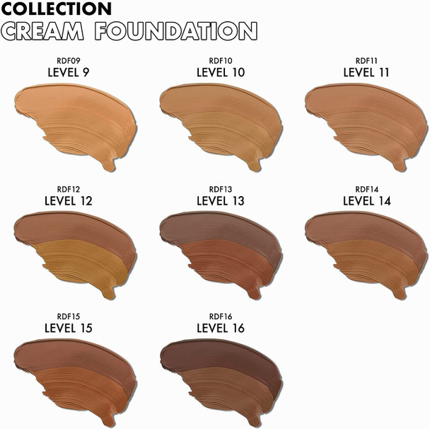 3D FACE CREATOR (RDF12) - Ruby Kisses HD 2 Color Foundation + Concealer by Ruby Kisses