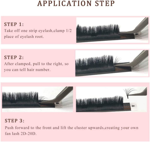 3d Volume Eyelash Extensions .07 C Curl 8-15mm Easy to Make 3D 5D 6D 10D Premade Volume Fans