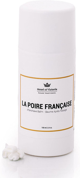 Aftershave for Men | La Poire Francaise Chic and Subtle Scent | Canadian Made by Skilled Artisan | After Shave Balm Prevent and Cure Razor Burns | 100 ml (3,4 oz)