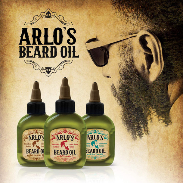 Arlo Alro's Beard Oil Smooth Shiny 2.5 Oz, 2.5 ounces