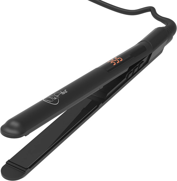 Best Nano Titanium Hair Straightener - Salon Professional Flat Iron with EXTRA LONG Floating Plates for Instant CELEBRITY Styling Ability - Ultra Light Weight & Extra Slim Design - 2 Year Warranty