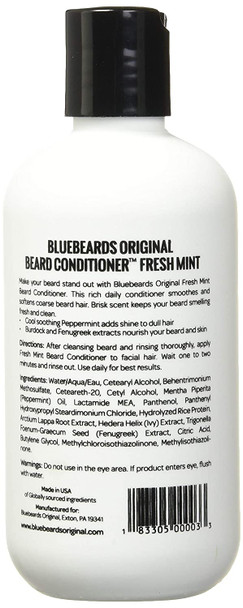 Bluebeards Original Fresh Mint Beard Conditioner, 8.5 Fl Oz
