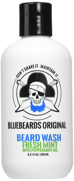 Bluebeards Original Fresh Mint Beard Wash With Peppermint Oil, 8 5 Fl Oz