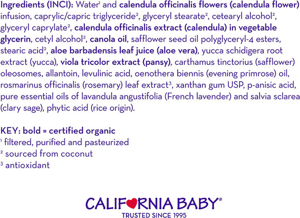 California Baby Calendula Cream Tube New Size 6 Ounces