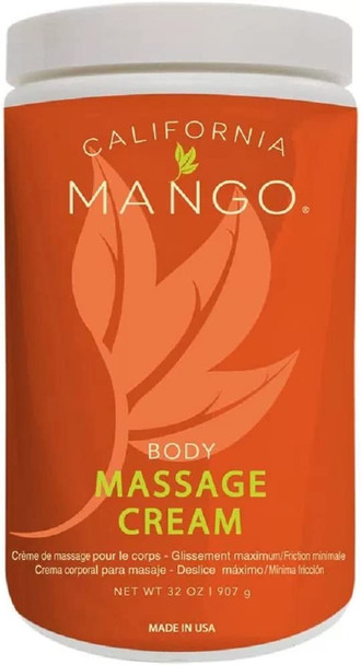 California Mango Massage Cream 32 Oz (907 g) Jar, 32 ounces