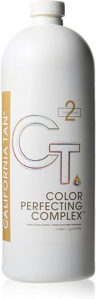 California Tan color perfecting complex dark clear 1 liter