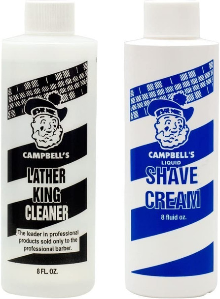 Campbells Latherking SHAVE CREAM CLEANER SOLUTION Latherizer Machine Barber Shop,8 Oz by Lather King