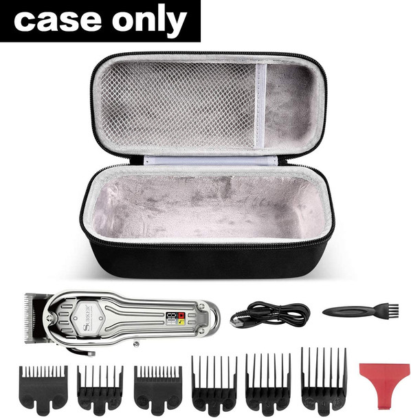 Case Compatible with Surker Mens Hair Clippers Cord Cordless Hair Trimmer Professional Haircut & Grooming Kit For Men Rechargeable LED Display