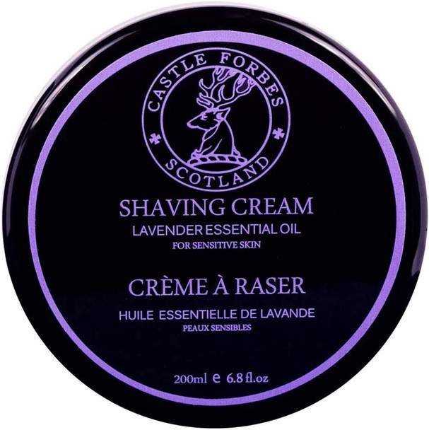 Castle Forbes Lavender Oil Shaving Cream, 6.8 oz.