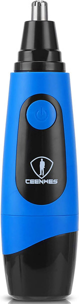Ceenwes Nose Hair Trimmer Professional Mute Painless Trimming Nose Ear Hair Trimmer Suitable to Men and Women Battery-Operated Personal Care Nose Trimmer with LED Light Easy to Clean