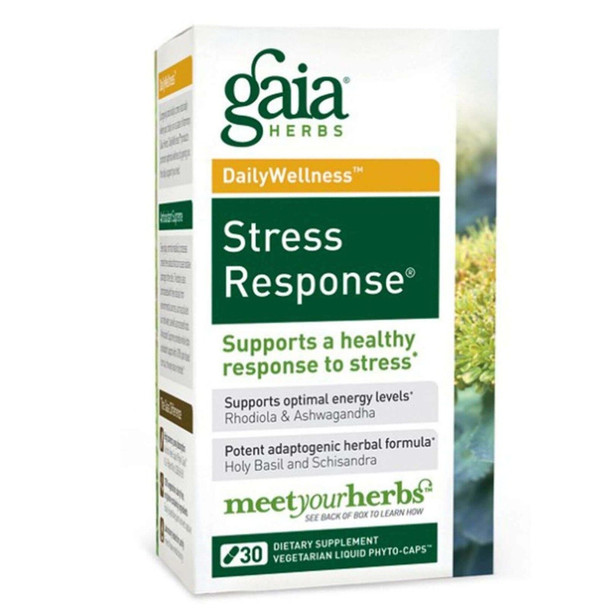 Gaia Herbs - DailyWellness™ Stress Response, 30 Vegetarian Liquid Phyto-Caps™