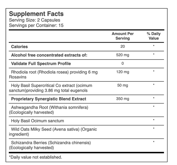 Gaia Herbs - DailyWellness™ Stress Response, 30 Vegetarian Liquid Phyto-Caps™