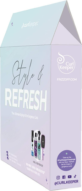 Curl Keeper Style and Refresh Kit | Contains 4 Full-Sized Pieces Plus Bonus Styler Mini | The Ultimate Styling Kit for Gorgeous Curls