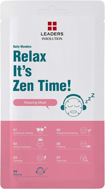 Daily Wonders Relax It's Zen Time! Relaxing Mask