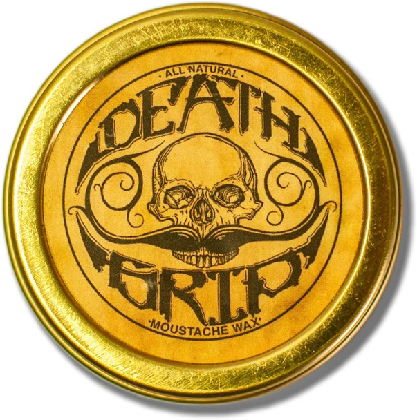 Death Grip Moustache Wax, All-Natural, 1 oz.