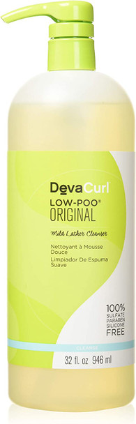 DevaCurl Low-Poo Mild Lather Cleanser by Deva Concepts for Unisex - 32 oz Cleanser