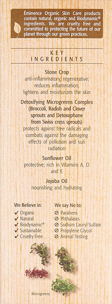 Eminence (EMIQA) Eminence Organic Skincare Stone Crop Cleansing Oil, 5 Oz, 5 ounces