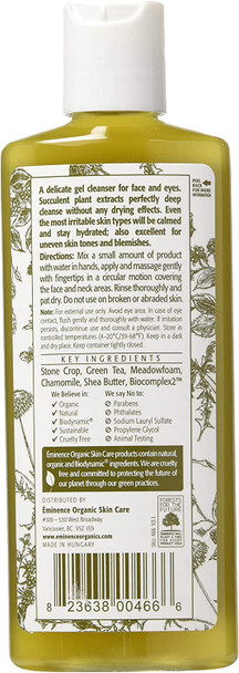 Eminence (EMIQA) Eminence Organic Skincare Stone Crop Gel Wash, 125 Ml/4.2 Oz, 4.2 ounces