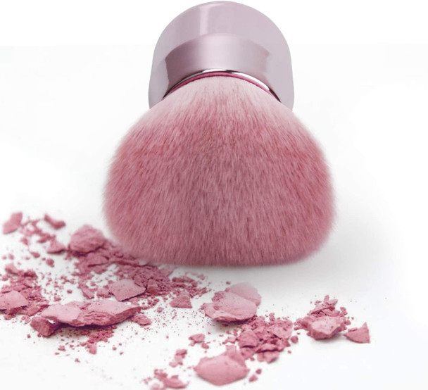 Foundation Brush Powder Brush Makeup Foundation Brush Foundation Makeup Brush Flat Top Kabuki for Face(1PCS Pink)